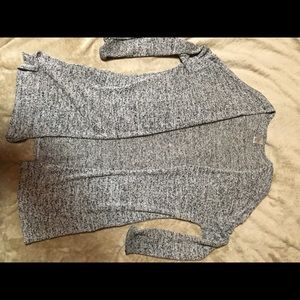 Gray cardigan